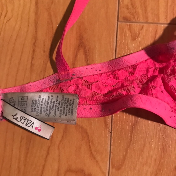 32 D LaSenza Electric Pink Push Up Bra - Picture 3 of 4
